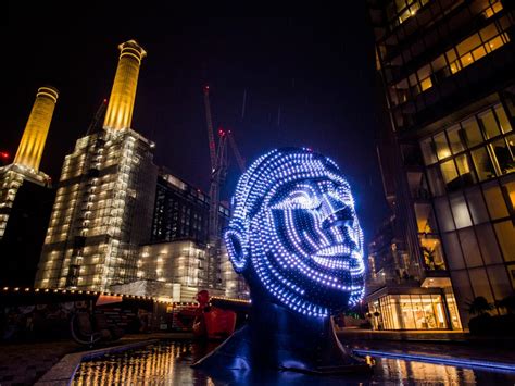 Light installations debut at London’s Battersea Power Station - identity