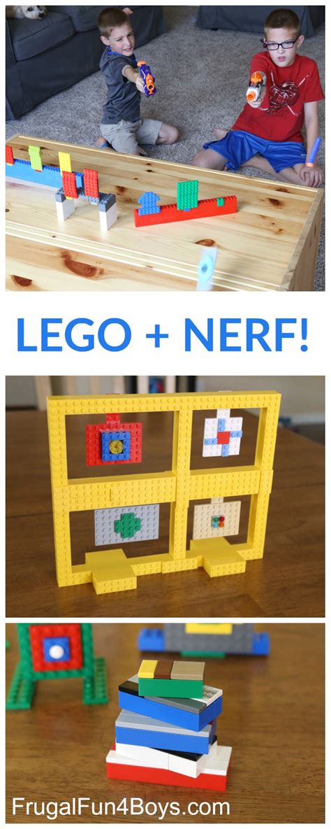 Build Some LEGO Nerf Targets! - Frugal Fun For Boys and Girls