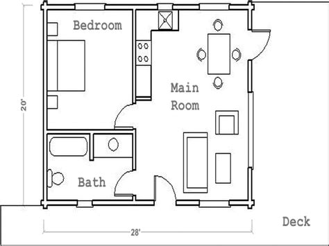 Famous Inspiration 41+ Guest House Floor Plans 1 Bedroom