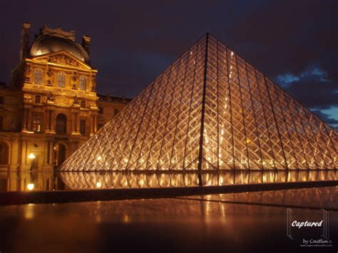 Louvre Pyramid at Night - Captured by Caitlin