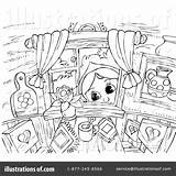 Coloring Page Clipart 101630  Illustration By Alex Bannykh sketch template