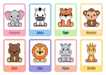 Baby Animal Flashcards by Chris Lawrence | TPT