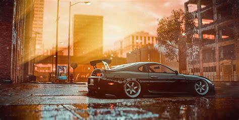 Toyota Supra Need For Speed Game 4k