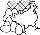 Hen Leaving Chicken Egg In Coop Coloring Pages  NetArt sketch template