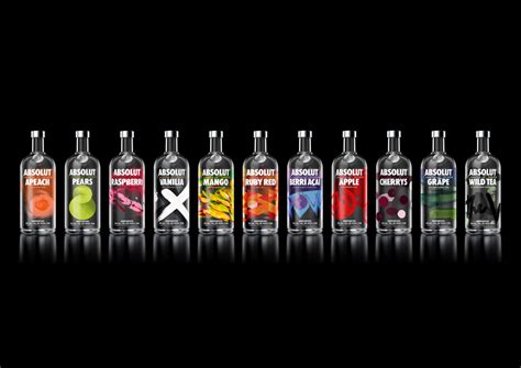 New Packaging for Absolut Flavored Vodka by The Brand Union - BP&O