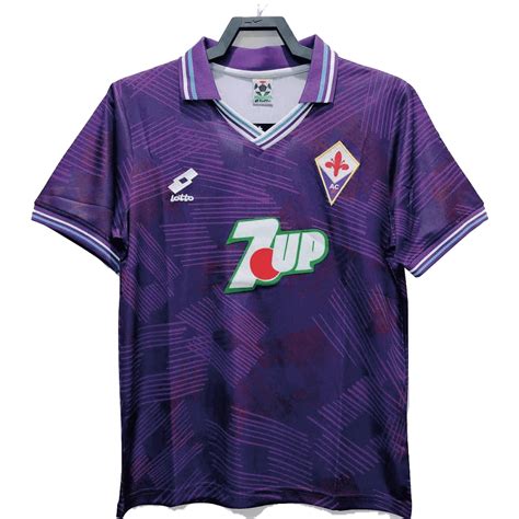 Fiorentina Retro Soccer Jersey Home Replica 1992/93 | MineJerseys