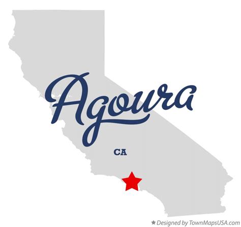 Map of Agoura, CA, California