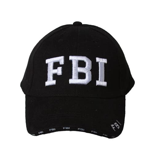 Law Enforcement - FBI Hat - Black - Gravity Trading