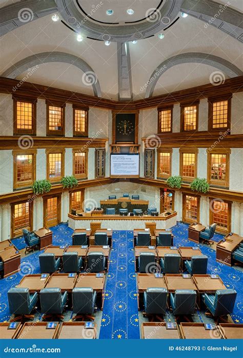 Indiana Senate Chamber editorial stock photo. Image of vertical - 46248793