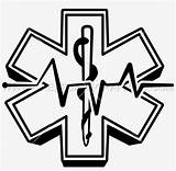 Emt Star Of Life Clip Art Sketch Coloring Page sketch template