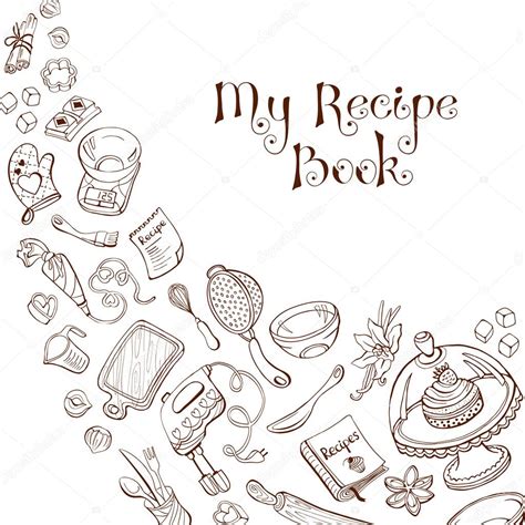 Recipe book cover concept ⬇ Vector Image by © ollymolly | Vector Stock 88692298