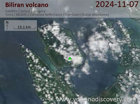 Latest Satellite Images of Biliran Volcano | VolcanoDiscovery