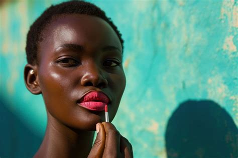 South African woman cosmetics lipstick | Premium Photo - rawpixel
