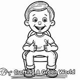 Potty Training Coloring Pages  Free & Printable sketch template