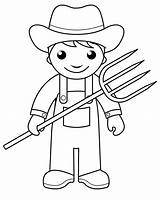Colouring Pages Farmer Farm Coloring Help Who Kids Sheet Sheets Color  sketch template