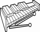 Xylophone Coloring Page At GetColoringscom  Free Printable Colorings sketch template