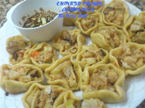 CHINESE PRAWN DUMPLINGS | nitu didi