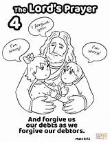 And Forgive Us Our Debts As We Debtors coloring Page  Free sketch template