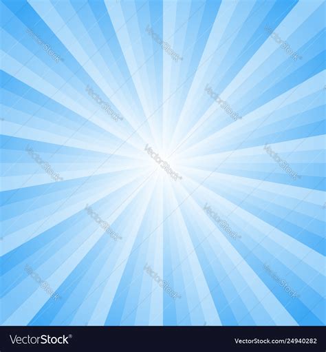 Background with light blue rays Royalty Free Vector Image