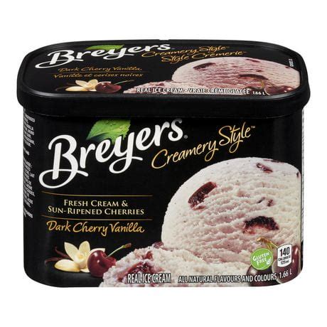 Breyers Breyer's Creamery Style Dark Cherry Vanilla Ice Cream | Walmart Canada