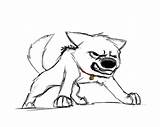 Scary Dog With Sharp Teeth Coloring Page Free Printable  sketch template