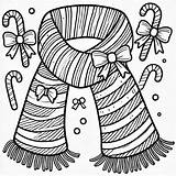 Scarf Coloring Pages To Print  Free Printable sketch template