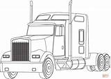 Semi Truck Coloring Pages Printable  Word Searches sketch template
