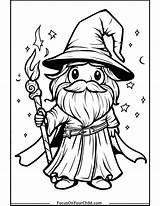 50  Wizard Coloring Pages Free PDF Printables sketch template