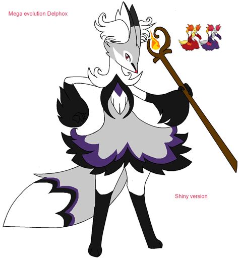 Mega evolution Delphox shiny by Ponyness1 on DeviantArt