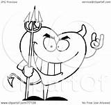 Devil Forks Coloring Pages sketch template