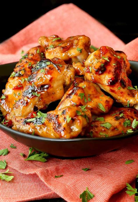 Slow Cooker Sticky Chicken Wings - Appetizer Girl