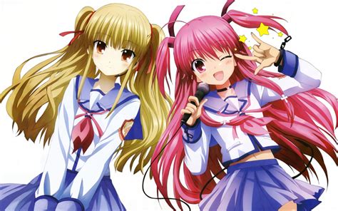 Download wallpapers Angel Beats, Yui, TK, Japanese anime, TV series ...