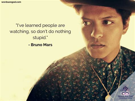 Bruno Mars Quotes | Life Quotes Change | Life Quotes Images | Music ...