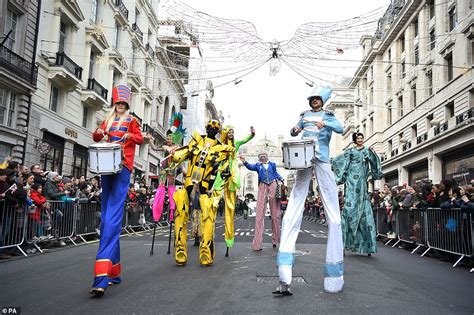 Thousands turn out for London's colourful New Year's Day parade with ...