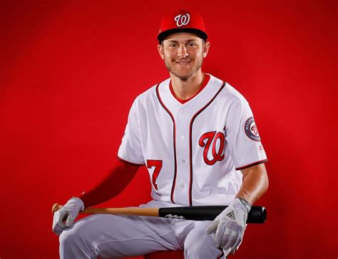 Trea Turner #7 of the Washington Nationals poses for a photo during ...