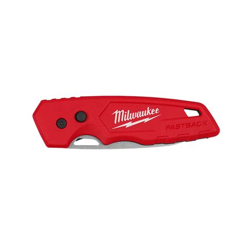 Milwaukee Fastback Smooth Blade Flip Knife - ACL Industrial Technology