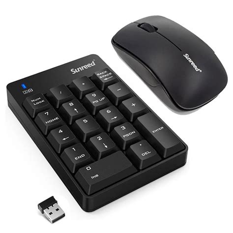 New 18 Keys 2.4 G Mini Wireless keyboard mouse USB Numeric gaming ...