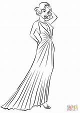 Soulmuseumblog Coloring Pages Of Girls In Dresses sketch template