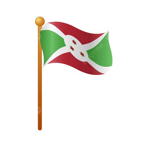 Burundi Flag, Burundi, Flag, Burundi Day PNG and Vector with ...