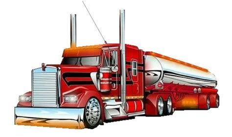 Pin by redactedwxfdvzp on Cartoon Trucks | Big trucks, Big rig trucks, Customised trucks