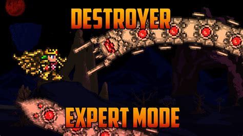 Terraria 1.3 - The Destroyer, Expert Mode Boss Battle - YouTube