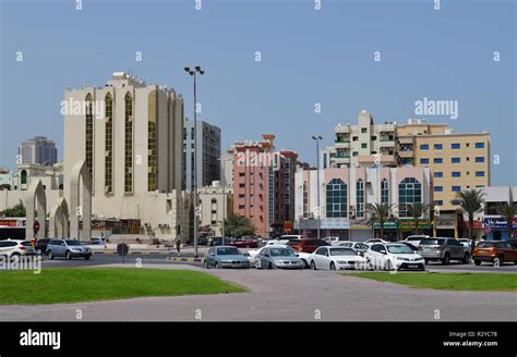 Ajman, UAE - April 6. 2018. Shops in the city center Stock Photo - Alamy