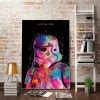 Abstract Colorful Star Wars Characters Canvas Home Living Room Decorational Picture Wall Poster ...