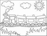 Free Printable Train Coloring Pages For Kids sketch template