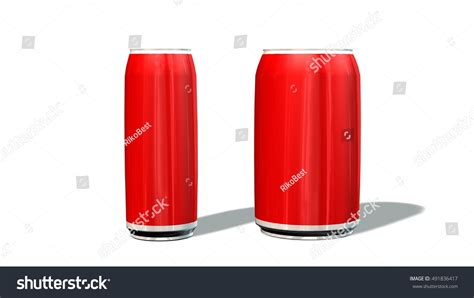 Empty Beer Cans Beverage Cans Isolated Stock Illustration 491836417 ...