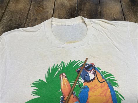 M Jimmy Buffett 1988 vintage tour t shirt * 80s concert coral reefer band