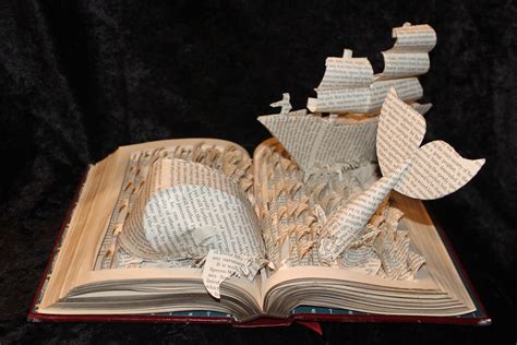 Moby Dick Book Sculpture by wetcanvas on DeviantArt