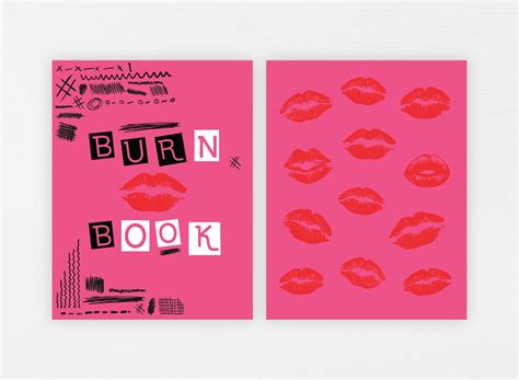 Printable Mean Girls Burn Book Cover - Free Printable Download