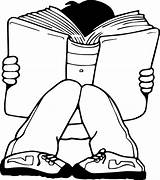Children Read Big Book Coloring Page  Wecoloringpagecom sketch template