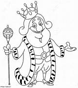 Free King Coloring Page sketch template